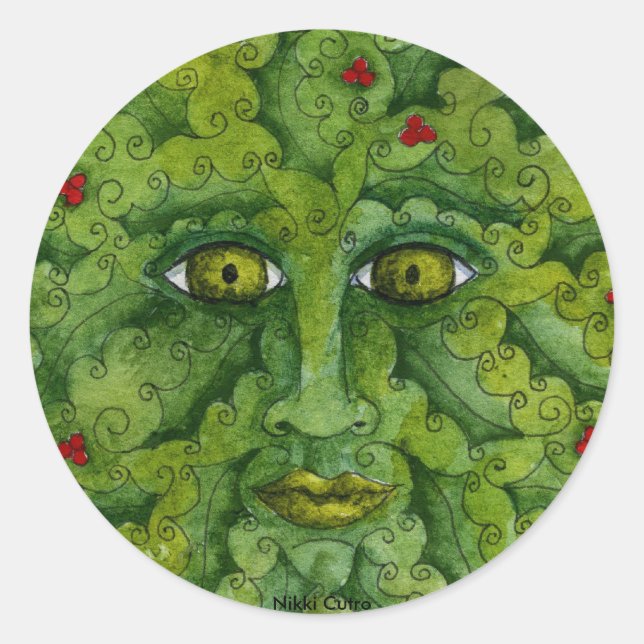Sticker Greenman Holly (Devant)
