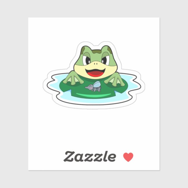 Sticker Grenouille (Feuille)