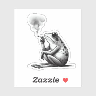 Sticker grenouille, grenouille tétée