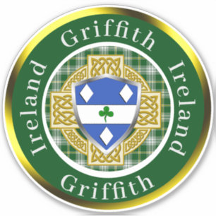Sticker Griffith Shield & Croix celtique Personnalisé