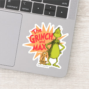 Sticker Grille   Grinch & Max Starburst
