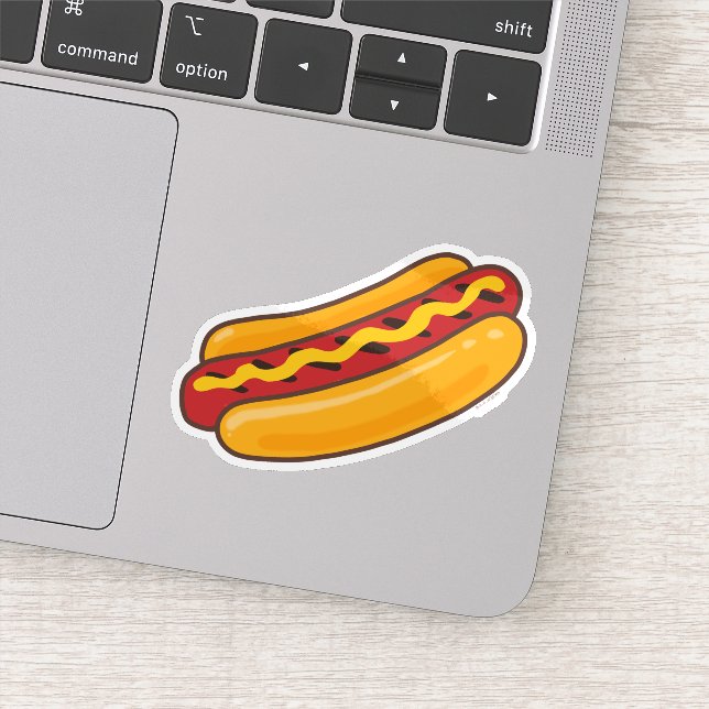 Sticker Grilled Hot Dog (Détail)