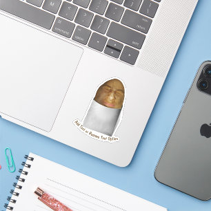 Sticker Grimace de pomme de terre