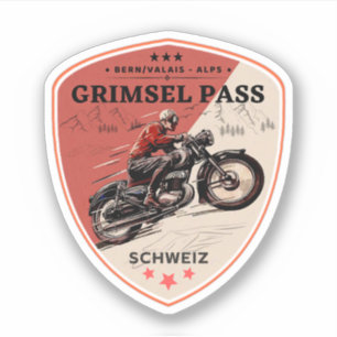 Sticker Grimsel Pass VTT suisse