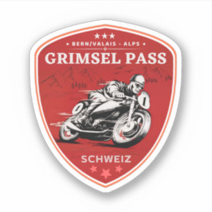 Sticker Grimsel Pass VTT suisse