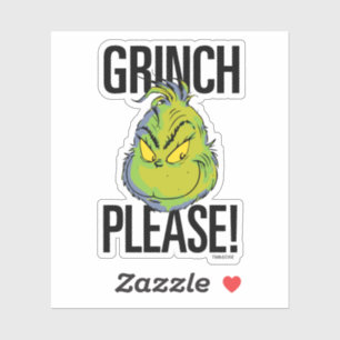 Sticker Grinch   Drôle Grinch S'Il Vous Plaît Citer