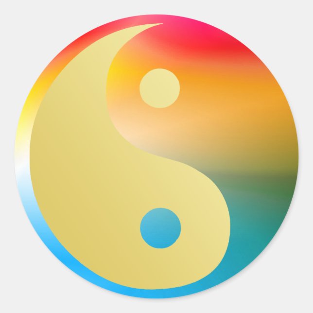 Sticker Groovin' Yin et Yang (Devant)