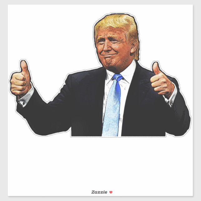 STICKER GROS BÂTIMENT DONALD TRUMP SUPPLÉMENTAIRE (Feuille)