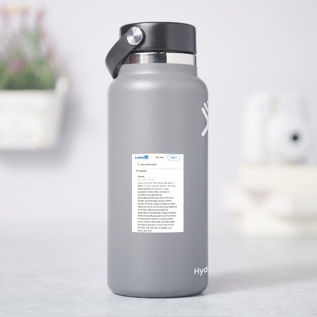 Sticker Groupe Funk-Folk (HydroFlask)