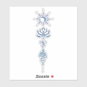 Sticker Groupe Unalome Turquoise