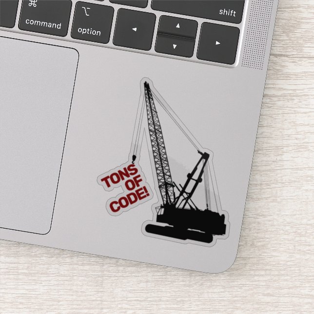Sticker Grue de construction (Détail)