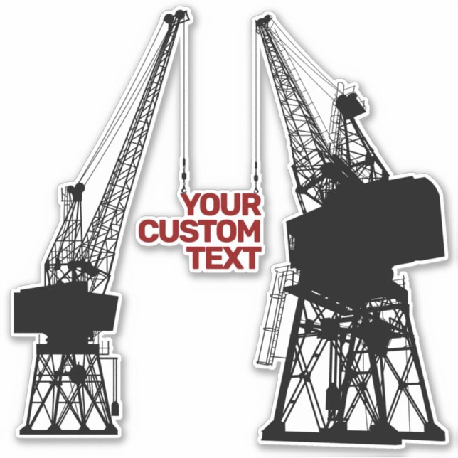 Sticker Grues des chantiers (Devant)