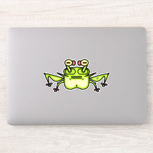Sticker Grumeux crapaud de grenouille v2