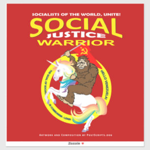 Sticker Guerrier de justice sociale