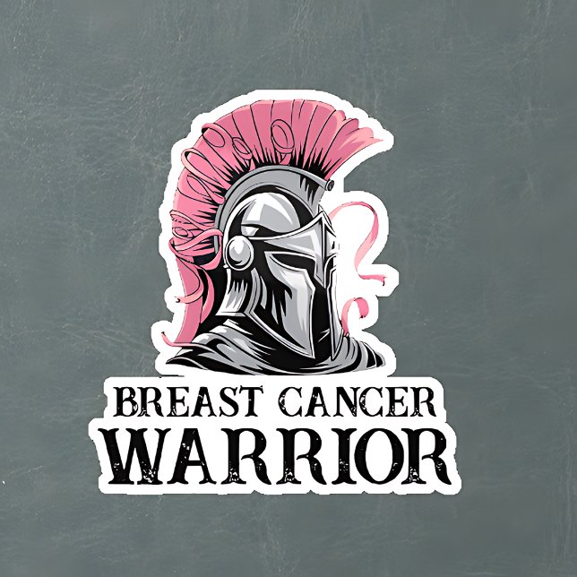 Sticker Guerrier du cancer du sein (Créateur téléchargé)