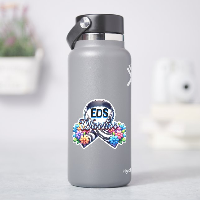 Sticker Guerrier EDS | Syndrome d'Ehlers-Danlos T-Shirt (HydroFlask)