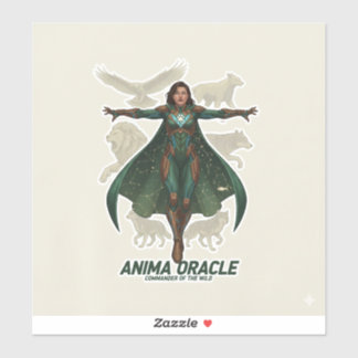 Sticker « Guerrière de l'Oracle Anima | Protectrice Mystiq