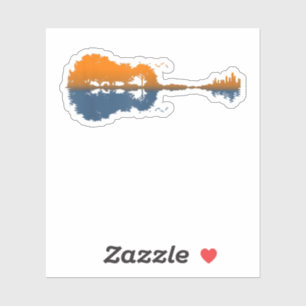 Sticker Guitar Lake Shadow