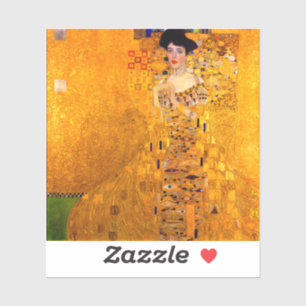 Sticker Gustav Klimt Portrait d'Adele Bloch Bauer