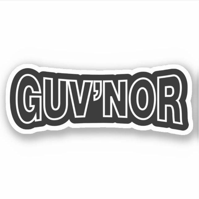 STICKER GUV'NOR (Devant)