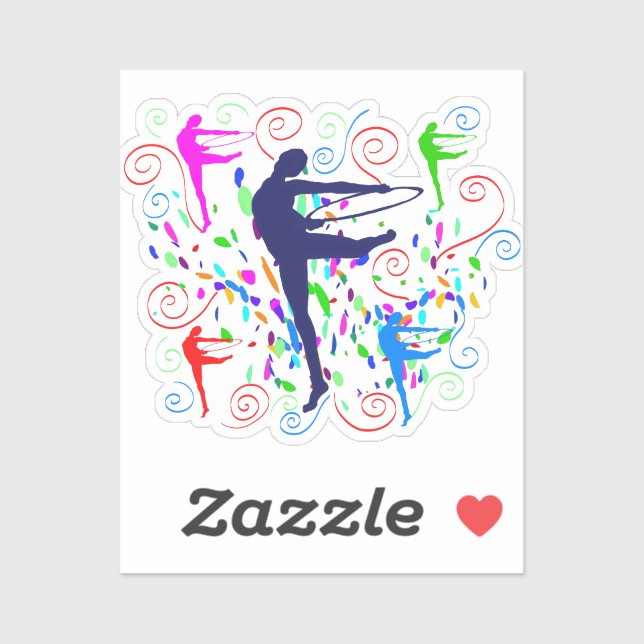 Sticker Gymnastique artistique (Feuille)