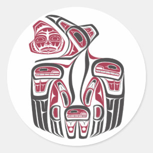 Sticker Haida Raven