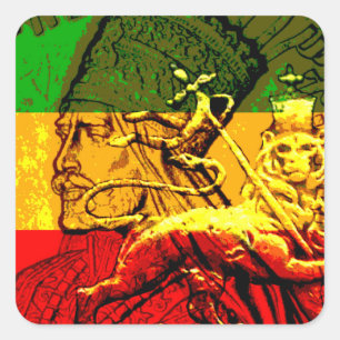 Sticker Haile Selassie King of Kings
