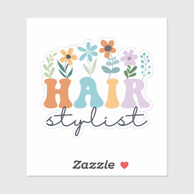 Sticker Hair Stylist (Feuille)