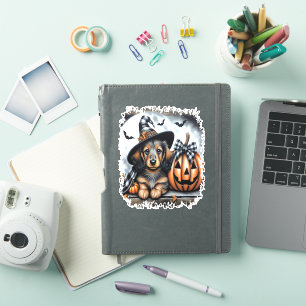 Sticker Halloween Dachshund Chien