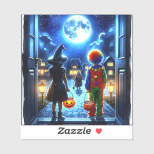 Sticker Halloween Éffrayant