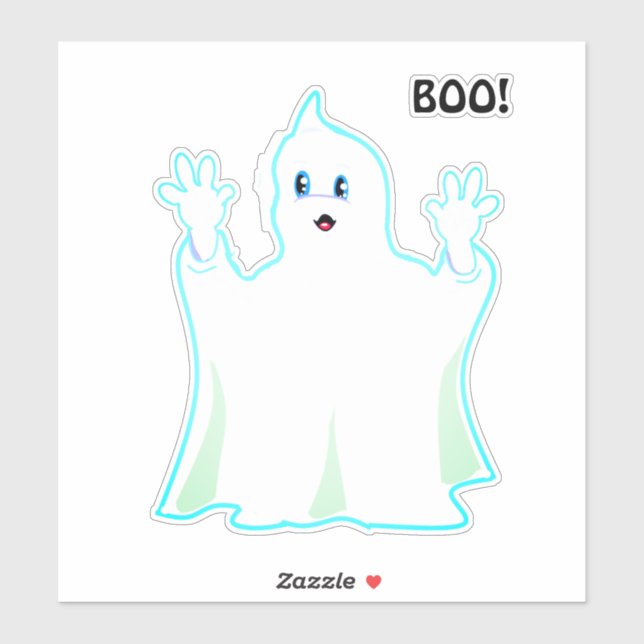 Sticker Halloween Ghost (Feuille)