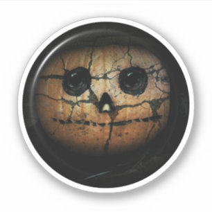 Sticker Halloween Jack déplaisant -o-lanterne