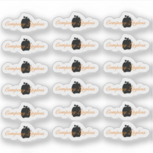 Sticker Halloween Lip Gloss Emballage Logo Lip Branding