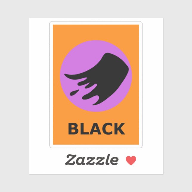 Sticker Halloween NOIR (Feuille)