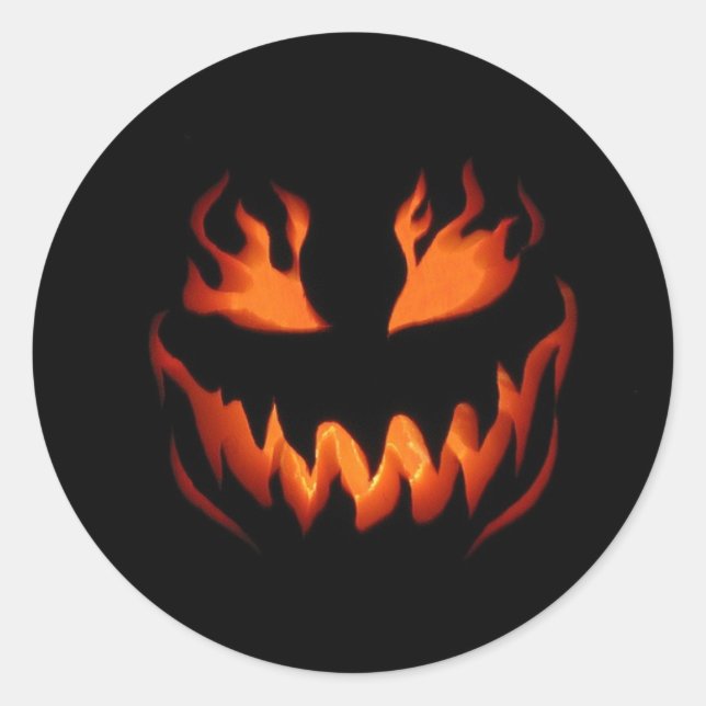 Sticker Halloween Party, Happy Halloween Sticker (Devant)