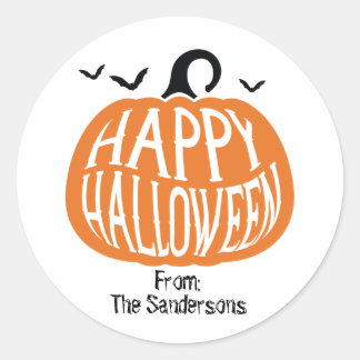 Sticker Halloween personnalisé