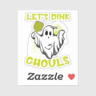 Sticker Halloween Pickleball Costume Pickleball Lover Tri