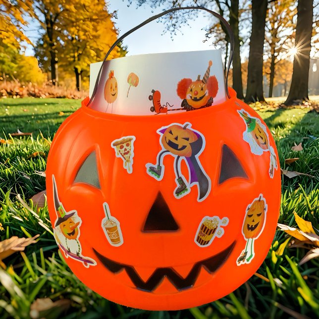 Sticker Halloween Roller Patinage Jack-o-lanterns (Créateur téléchargé)