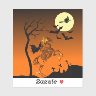 Sticker Halloween sans tête