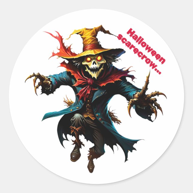 Sticker halloween scarrow (Devant)