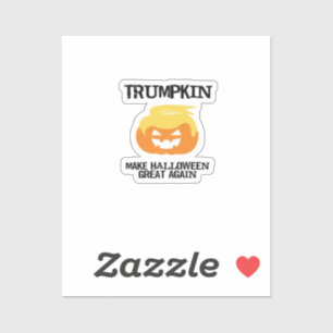Sticker Halloween Trumpkin V3