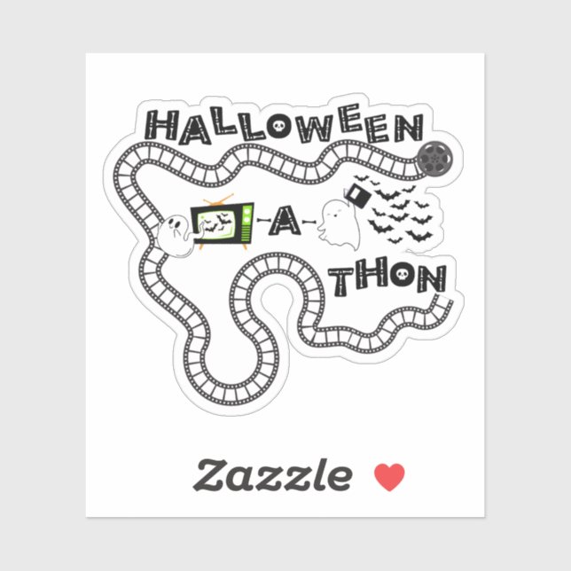 Sticker Halloweenathon Board Ghosts (Feuille)