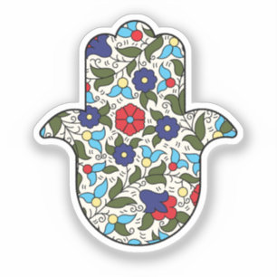 Sticker Hamsa Hand Khalili Floral