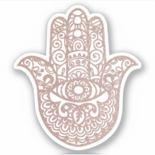 Sticker Hamsa Main Bonne chance