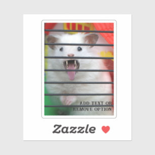 Sticker Hamster méchant