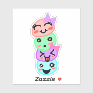 Sticker Hand-drawn, Sibling Joy, Emotion Stack, Kids Art, 