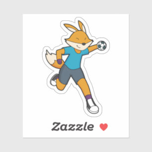 Sticker Handball joueur Fox