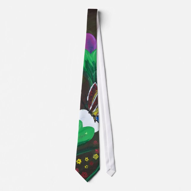 Sticker- Handmade artwork - Butterfly Bolssom Tie (Front)