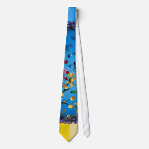Sticker-Handmade artwork- The Flower Wheel Tie