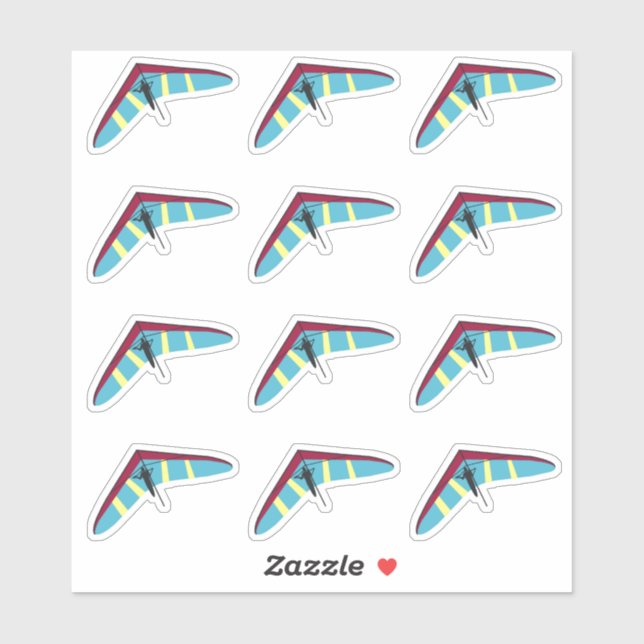 Sticker Hang Gliding (Feuille)